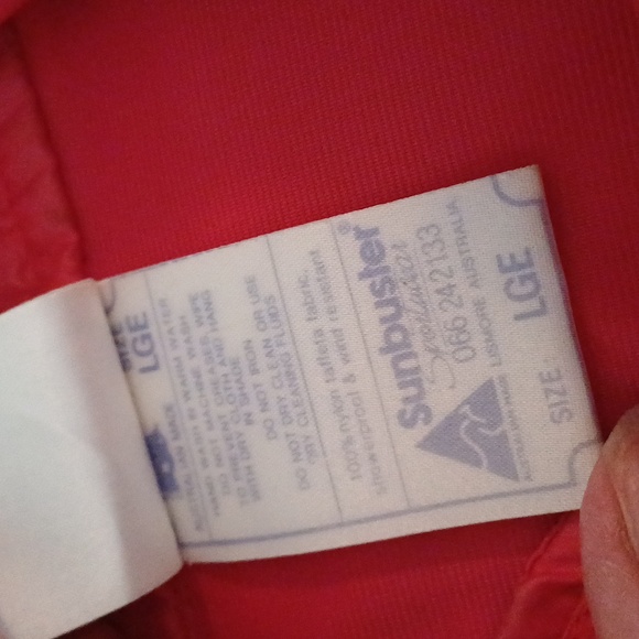Australia vintage 90's zip up nylon windbreaker Sunbuster jacket L - Picture 12 of 16